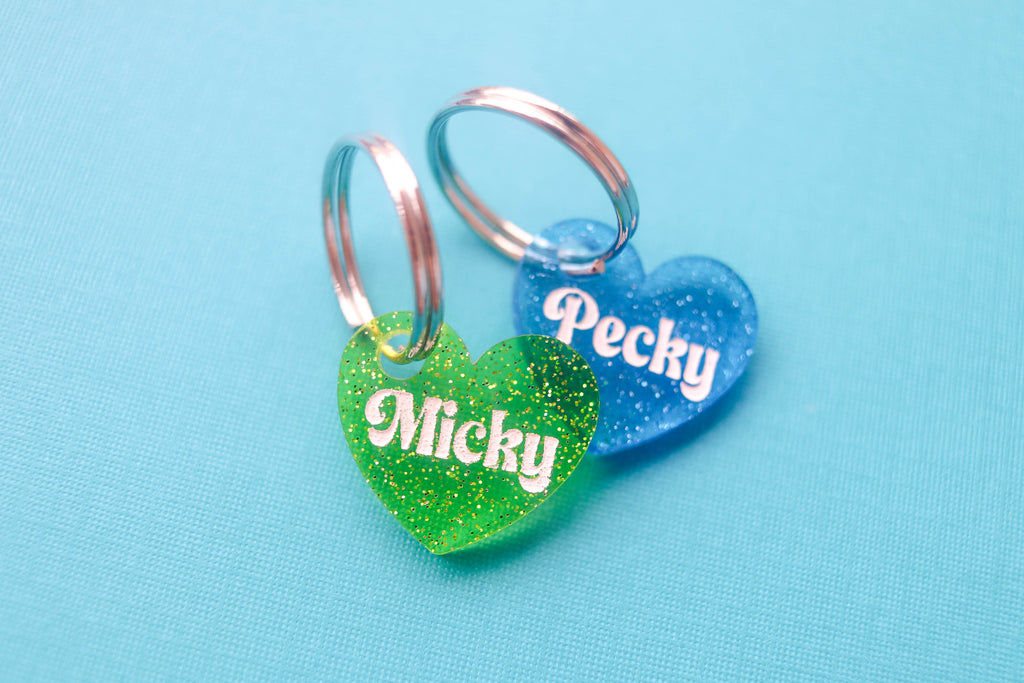 Heart Jelly Pet Tag