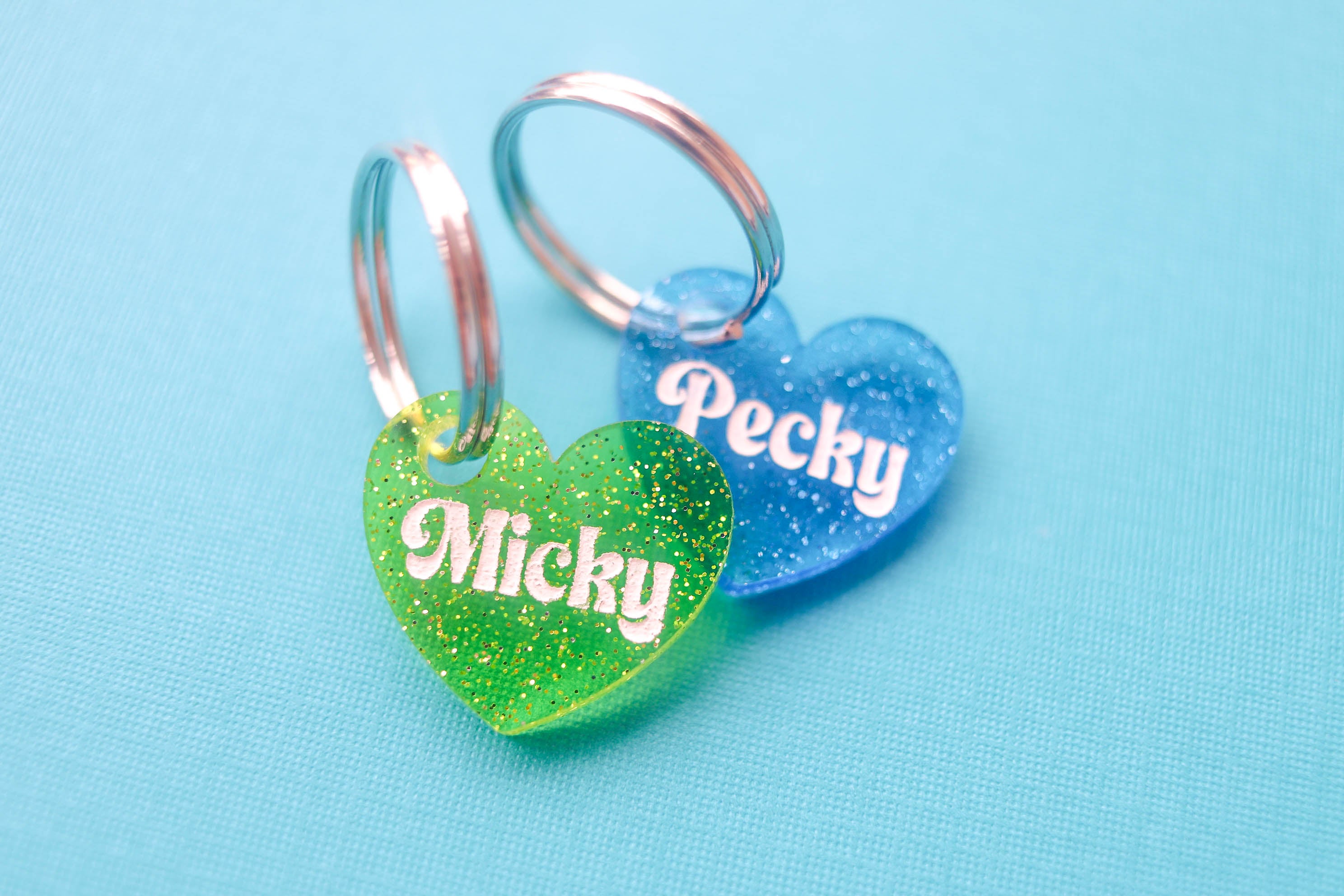 Heart Jelly Pet Tag