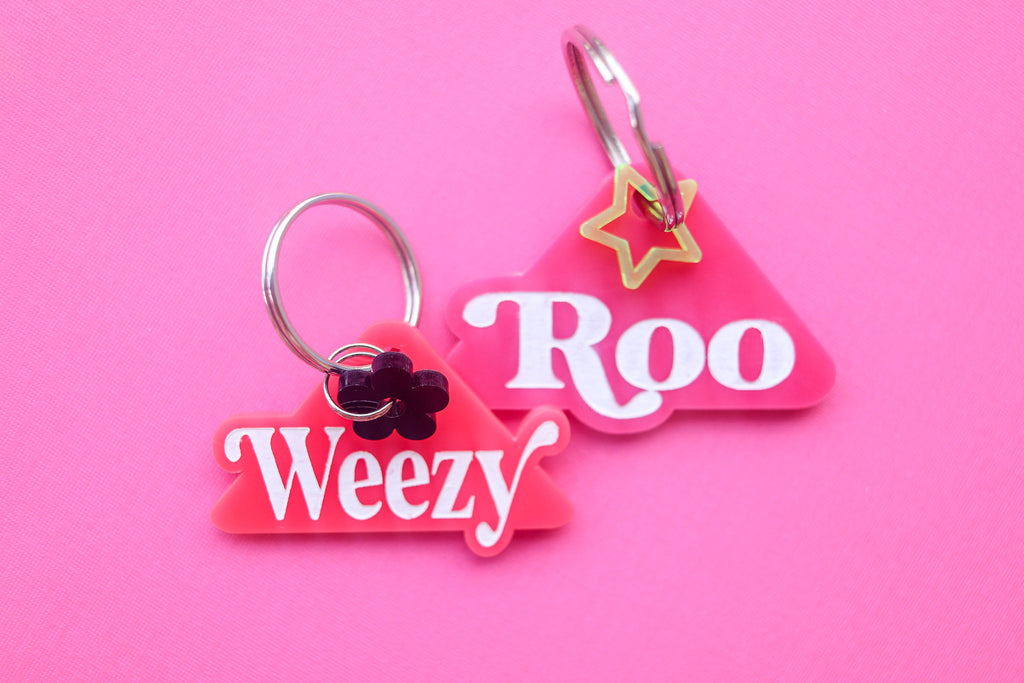 Triangle Custom Name Pet Tag