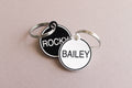 Circle Outline Pet Tag