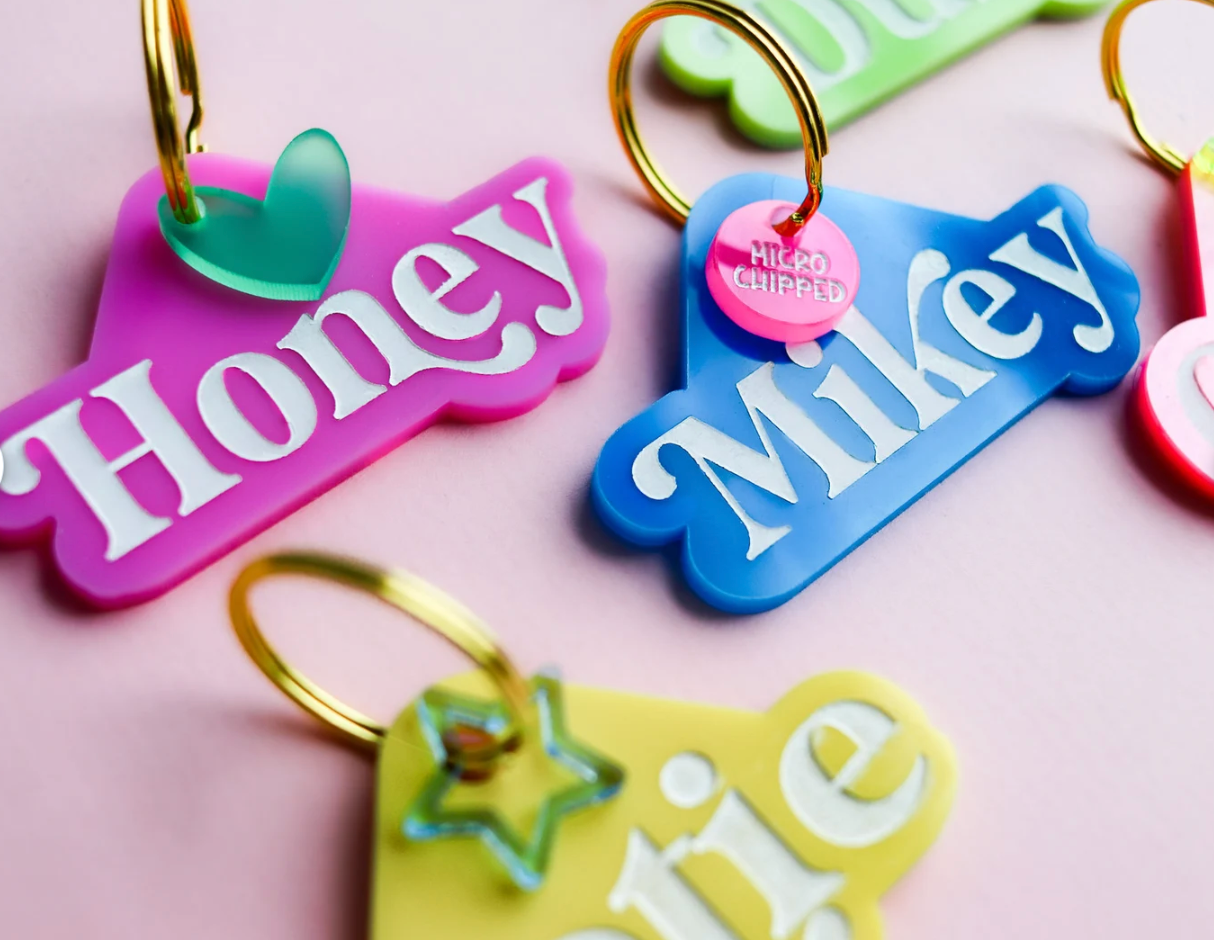 Triangle Custom Name Pet Tag