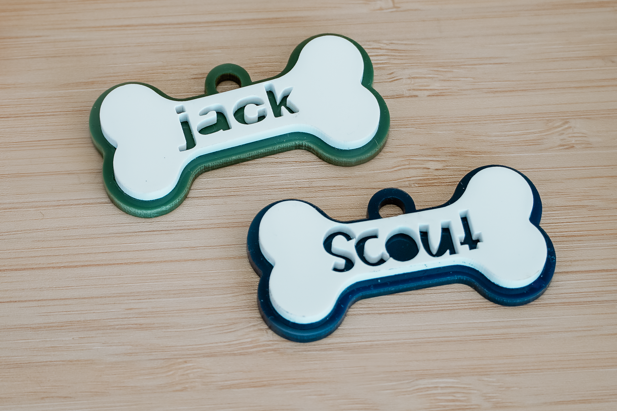 Bone Shaped Tag