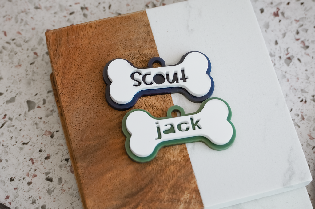 Bone Shaped Tag