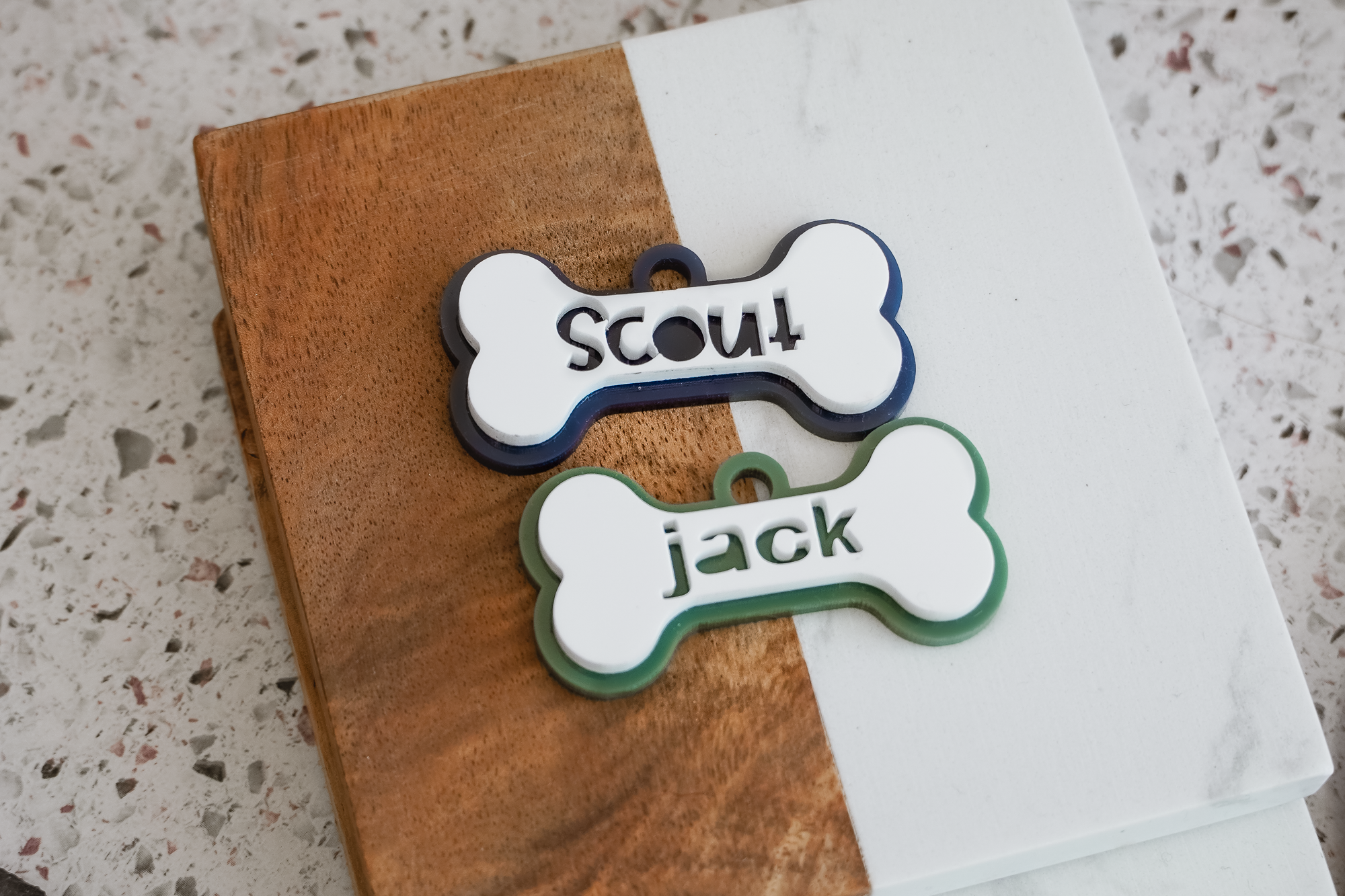 Bone Shaped Tag